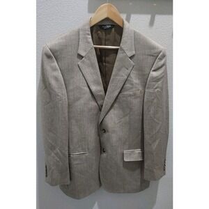 JOS A BANK SIGNATURE SILK/CAMEL HAIR HERRINGBONE SPORT COAT‎ BLAZER MEN 44R